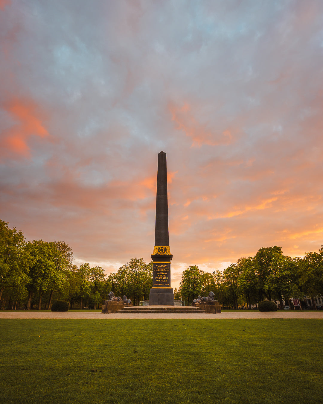 Postkarte: Löwenwall